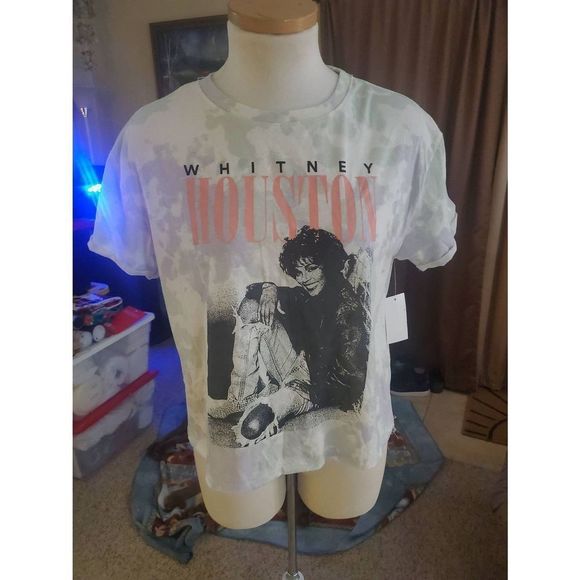 NWT WHITNEY HOUSTON CROP TOP - Picture 1 of 2